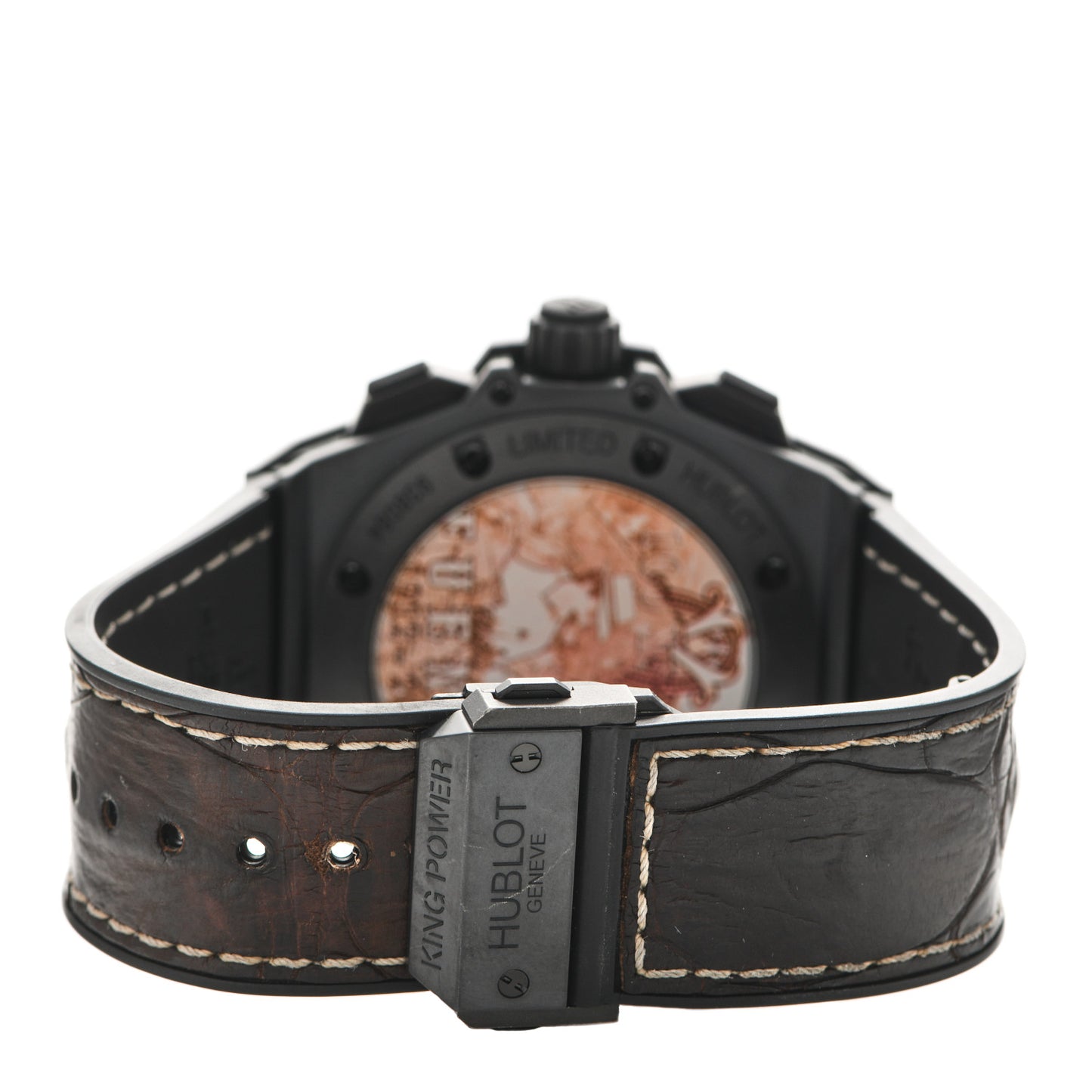Ceramic Alligator 48mm Big Bang King Power "Arturo Fuente" Limited Edition Automatic Watch Black 703.CI.3113.HR.OPX12