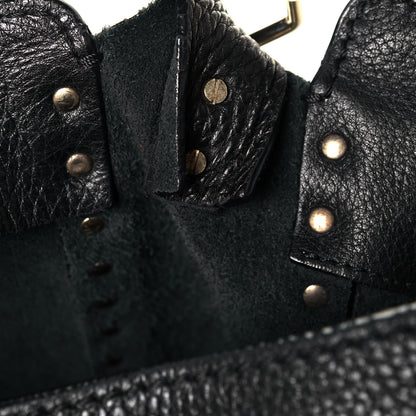 Valentino Garavani Pebbled Calfskin Large Rockstud Flip-Lock Messenger Bag Black 15 of 18