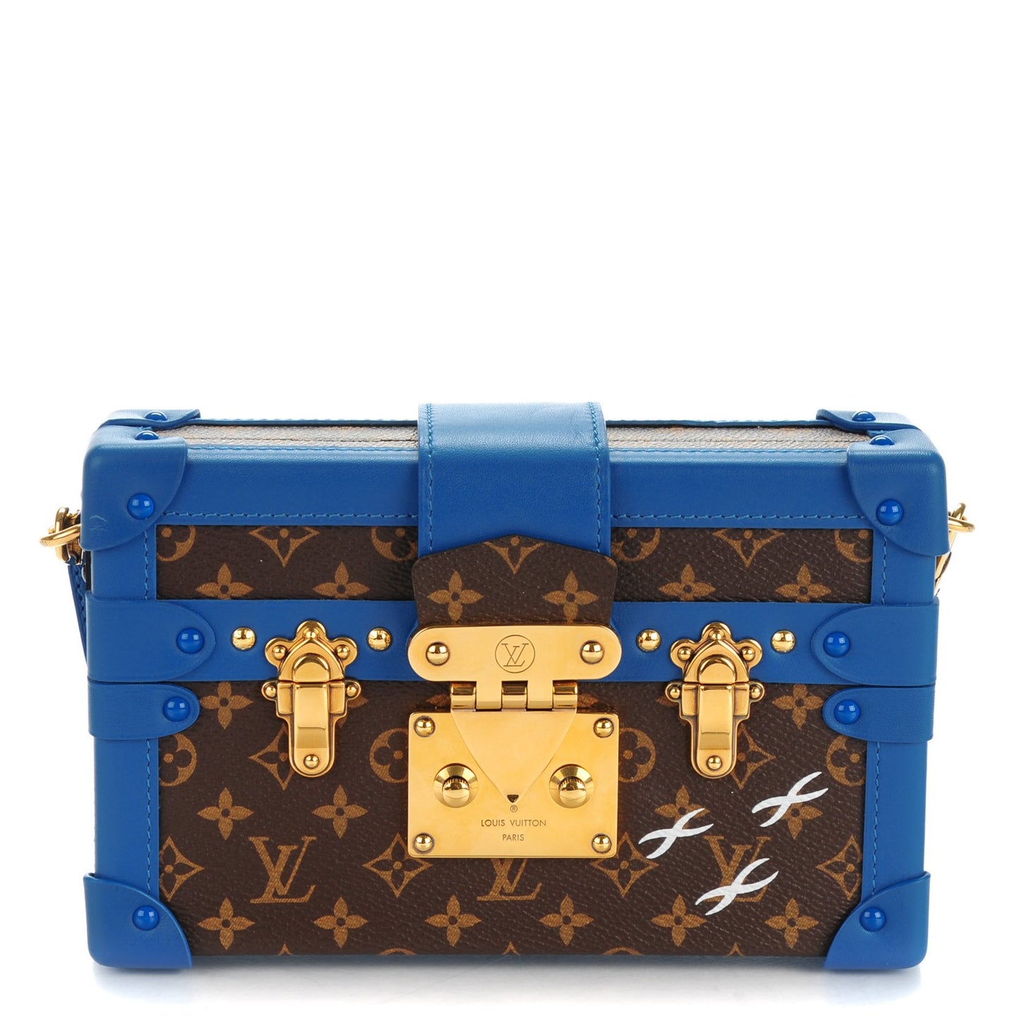 Monogram Petite Malle Blue Royal