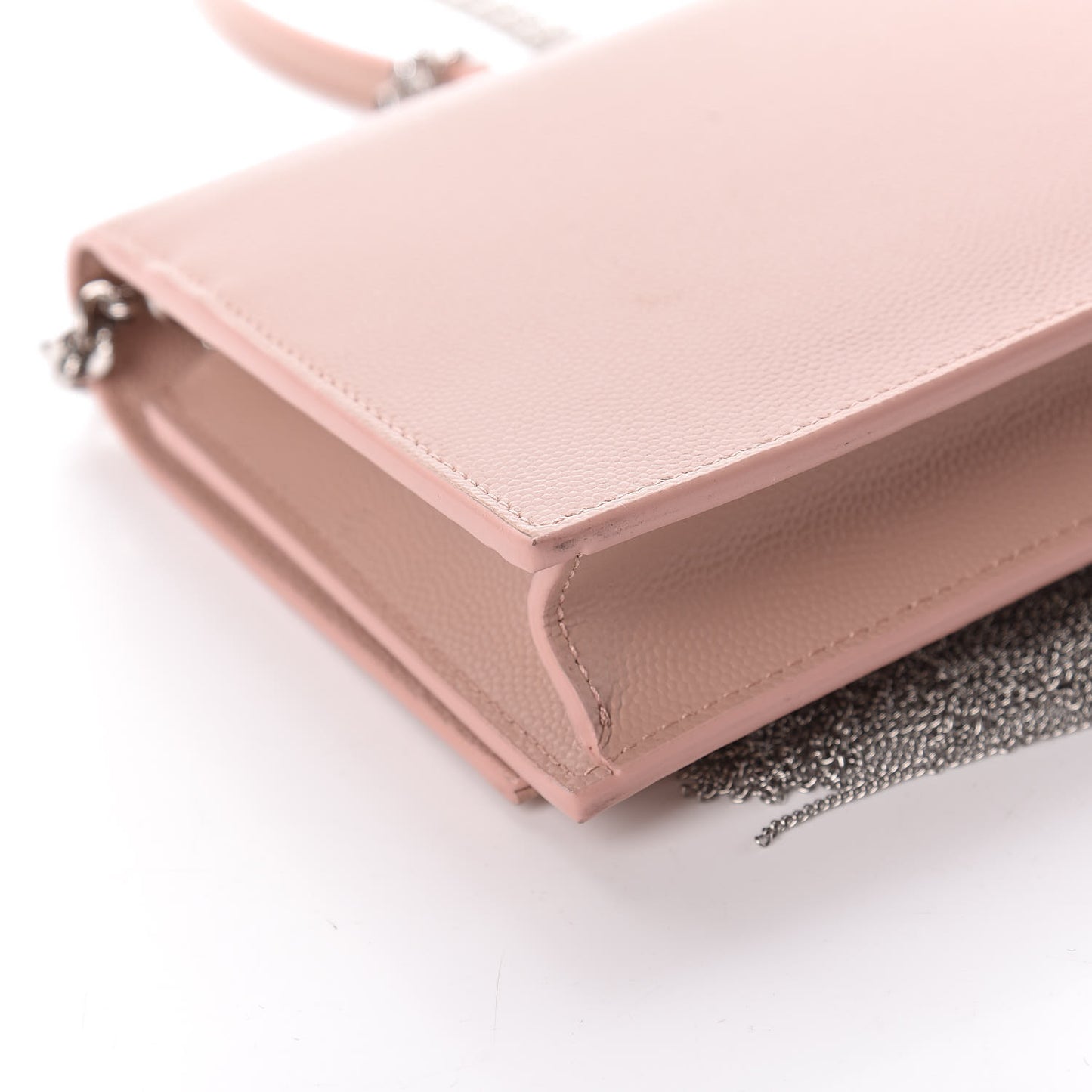 Grain De Poudre Classic Monogram Kate Tassel Chain Wallet Pale Pink