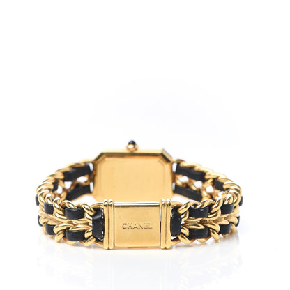 Chanel Stainless Steel Lambskin 20mm Chain Premiere Quartz Watch Gold XL 4 of 6
