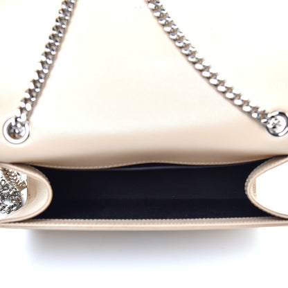 Saint Laurent Grain De Poudre Small Monogram Kate Satchel Nude Powder 5 of 10