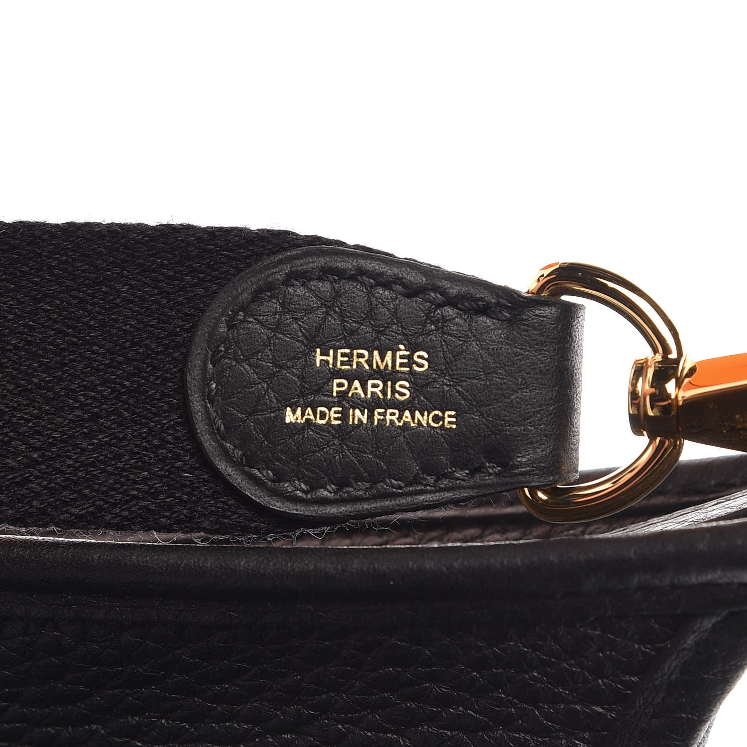 Hermes Taurillon Clemence Evelyne TPM Black 7 of 9