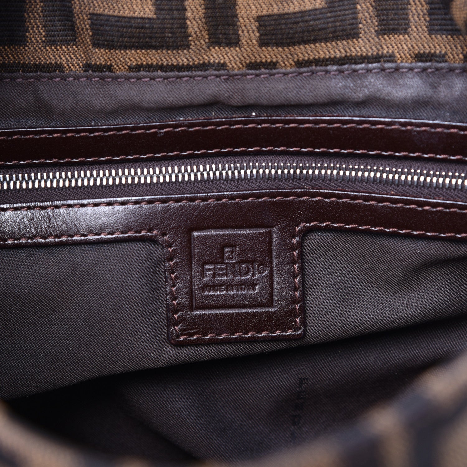 Fendi Zucca Mama Baguette Tobacco 6 of 10