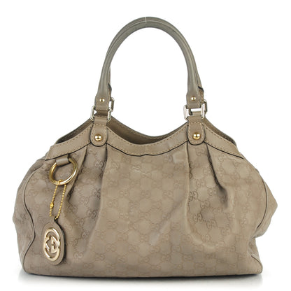 Gucci Guccissima Medium Sukey Tote Taupe 1 of 8