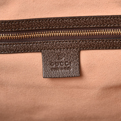 Gucci Soft GG Supreme Monogram Bengal Medium Crossbody Tote Beige Pink 7 of 9