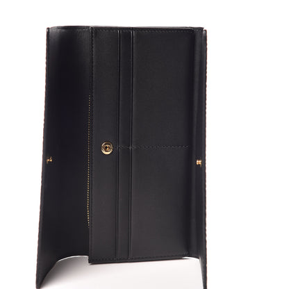 MCM Metallic Visetos Continental Flap Wallet Gold 6 of 9