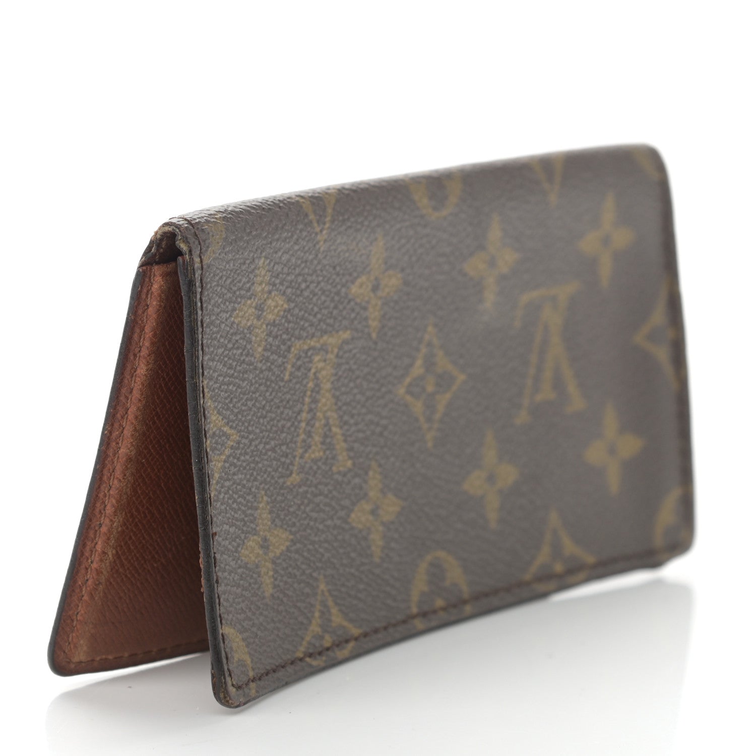Louis Vuitton Monogram Simple Checkbook Holder Wallet Cover 3 of 10