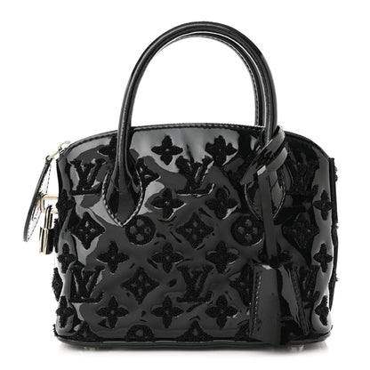 Louis Vuitton Patent Lambskin Fascination Lockit BB Black 1 of 8