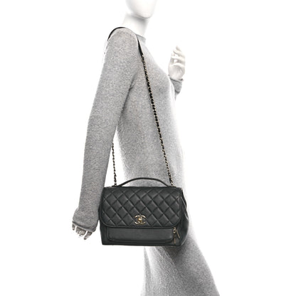 Chanel Caviar Quilted Large Business Affinity Flap Black 3 of 10