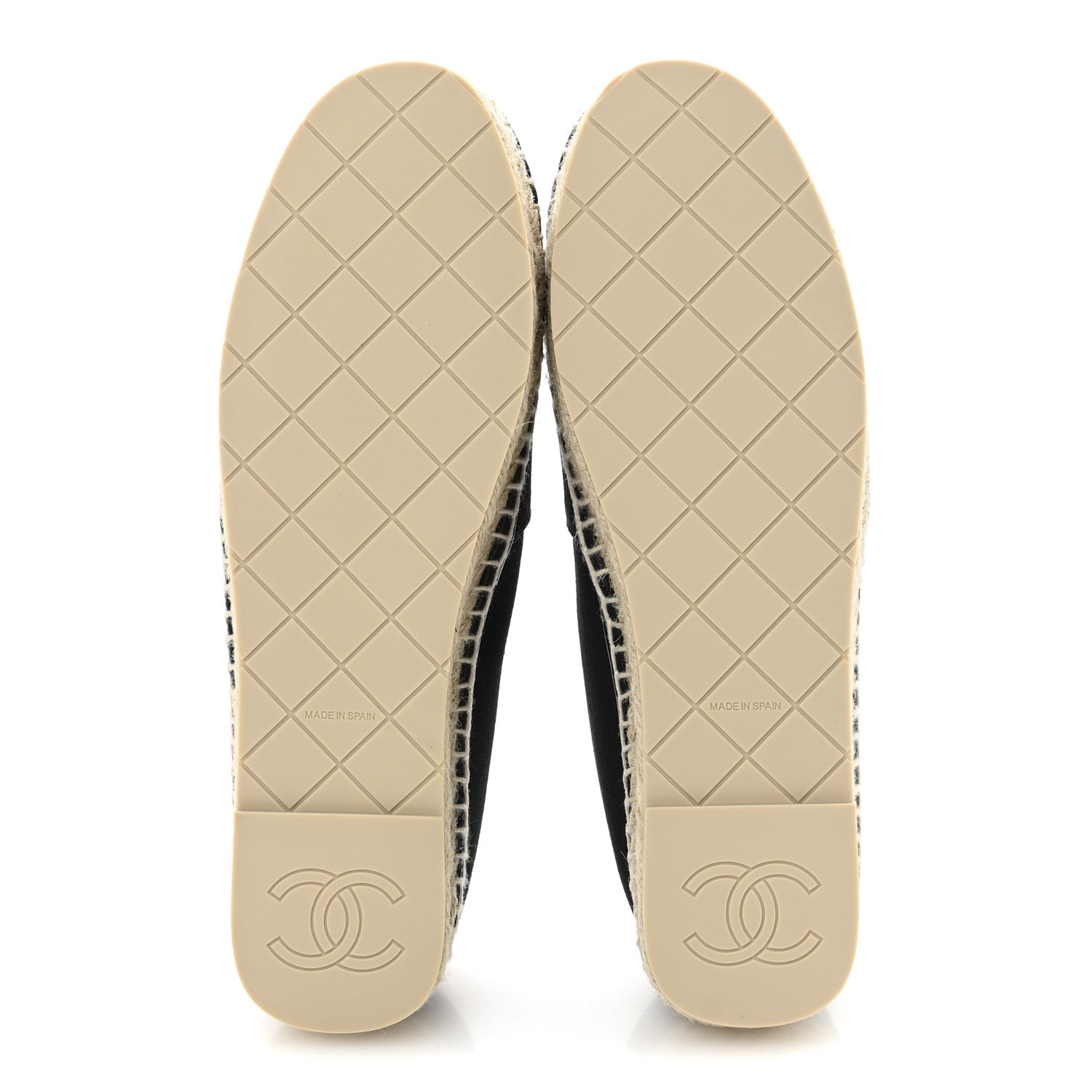 Chanel Canvas Embroidered Floral CC Espadrilles 41 Black 6 of 10