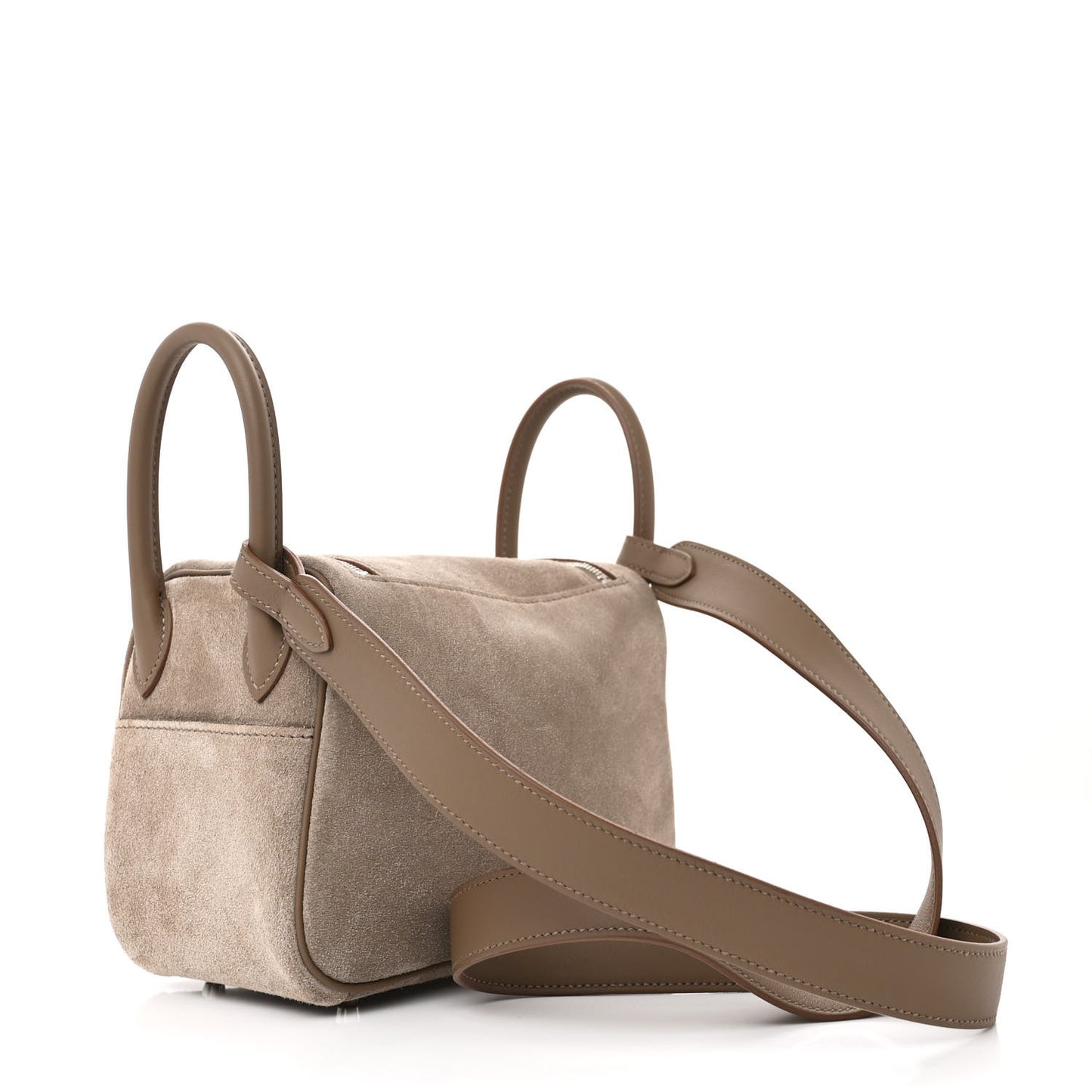 Veau Grizzly Swift Mini Lindy 20 Gris Caillou Etoupe