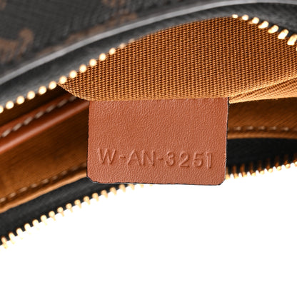 Celine Triomphe Canvas Calfskin Ava Shoulder Bag Tan 7 of 12