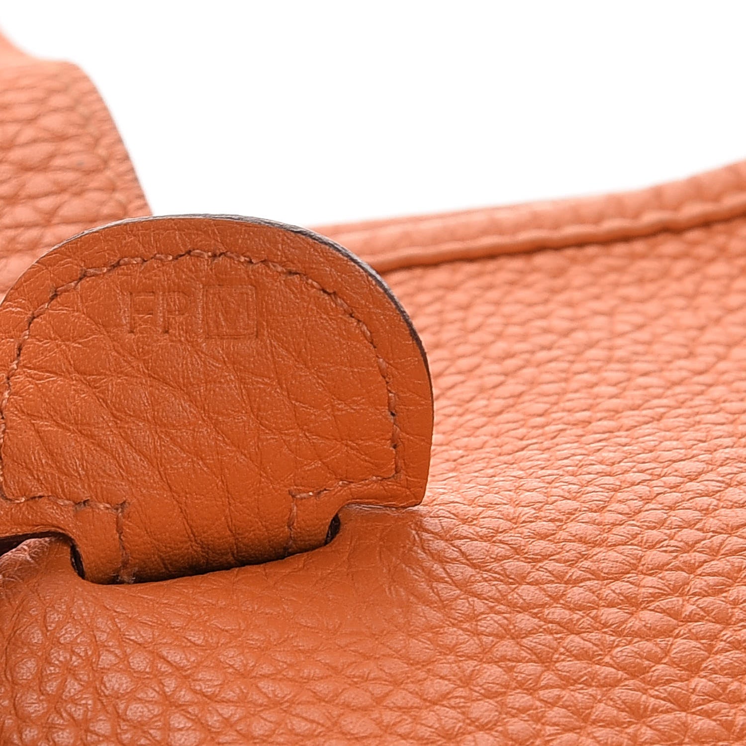 Hermes Taurillon Clemence Evelyne III GM Orange 7 of 21