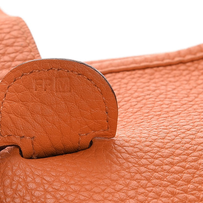 Hermes Taurillon Clemence Evelyne III GM Orange 7 of 21