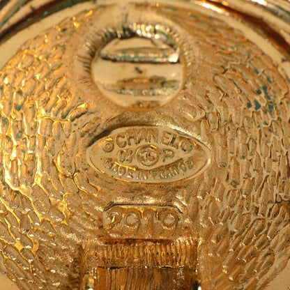 Chanel CC Clip On Earrings Gold 3 of 4