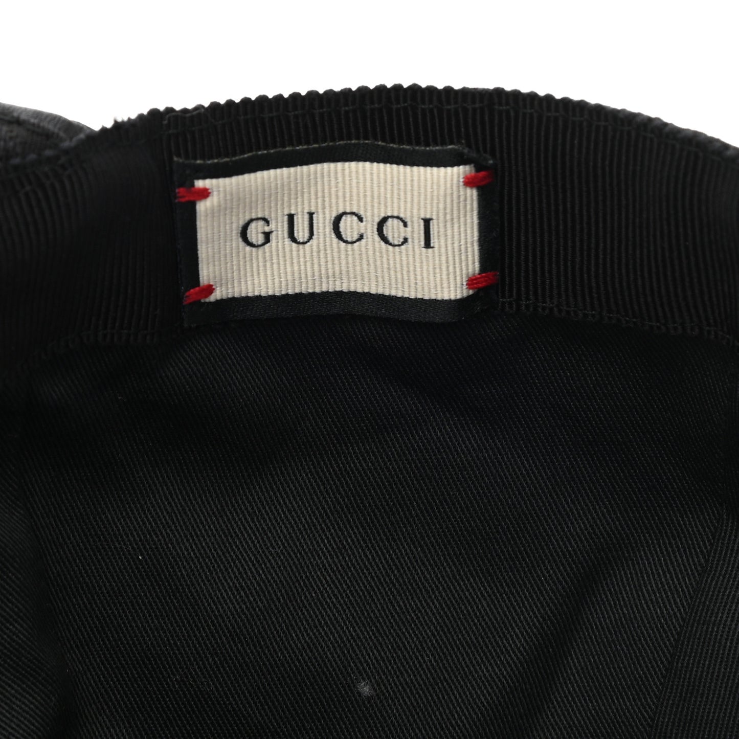 Monogram Web Baseball Hat M Black