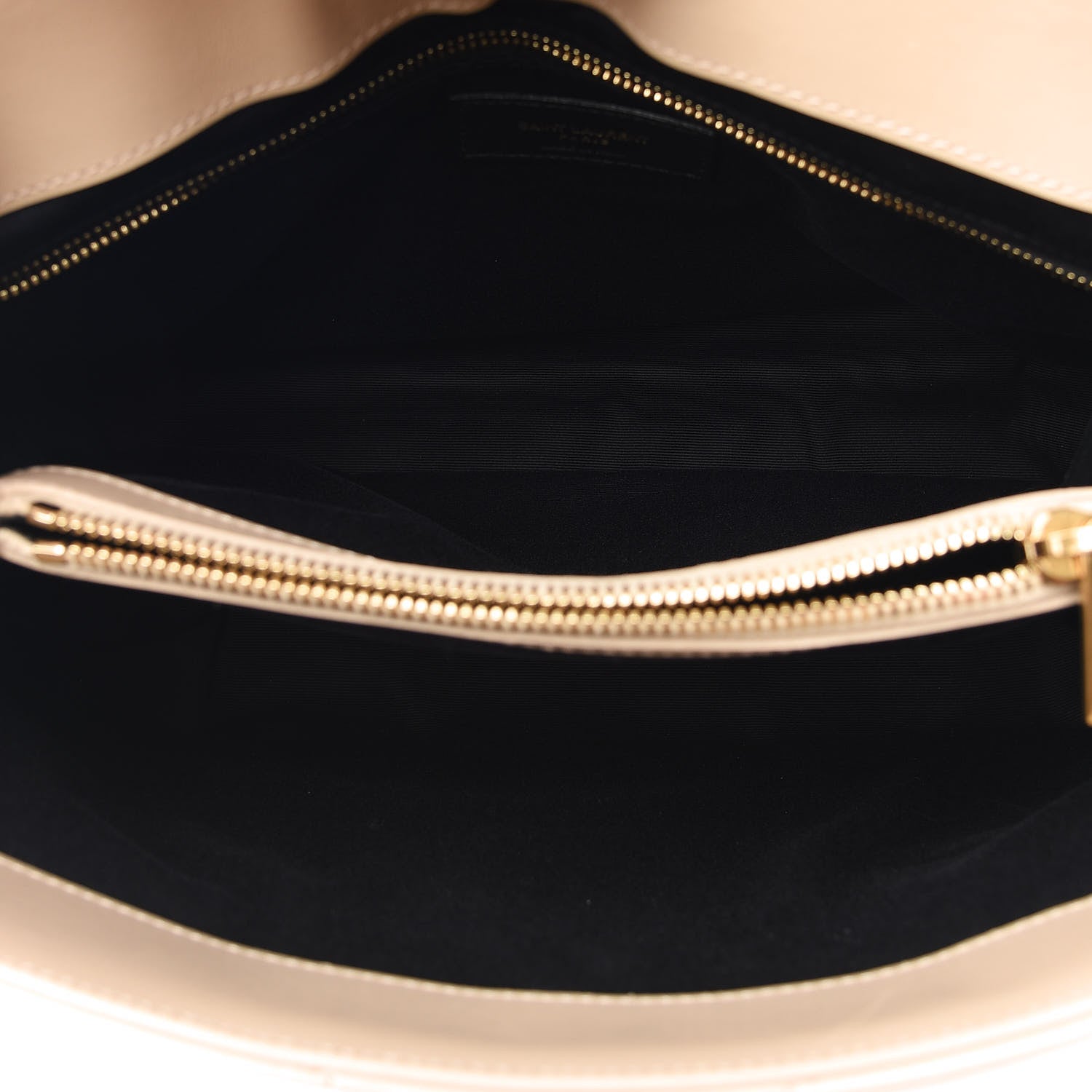 Saint Laurent Calfskin Y Quilted Monogram Medium Loulou Chain Satchel Nude Powder 4 of 9