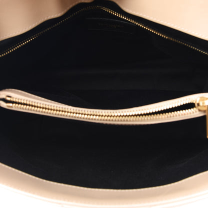 Saint Laurent Calfskin Y Quilted Monogram Medium Loulou Chain Satchel Nude Powder 4 of 9