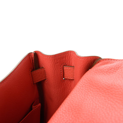 Hermes Taurillon Clemence Kelly Retourne 32 Rose Jaipur 9 of 10