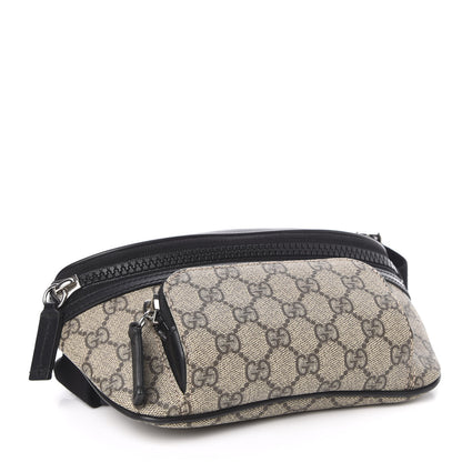 Gucci GG Supreme Monogram Belt Bag Black 4 of 10