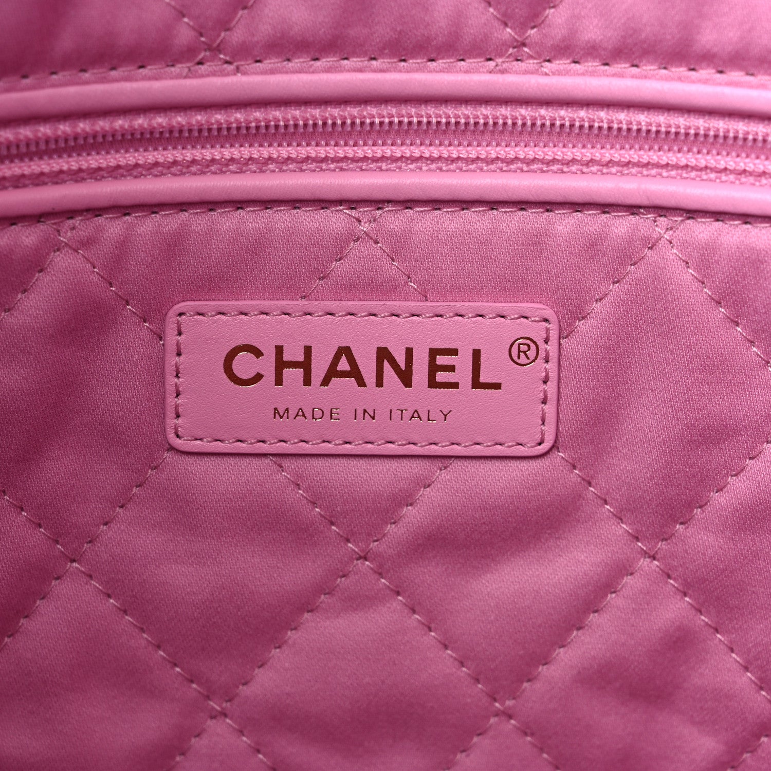 Chanel Shiny Calfskin Quilted Small Chanel 22 Pink 6 of 9