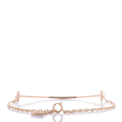 Tiffany 18K Rose Gold T Smile Bracelet 3 of 5