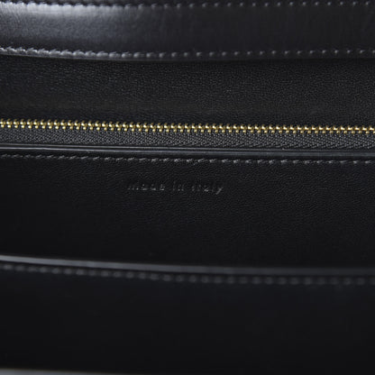Celine Box Calfskin Medium Classic Box Flap Bag Black 9 of 10