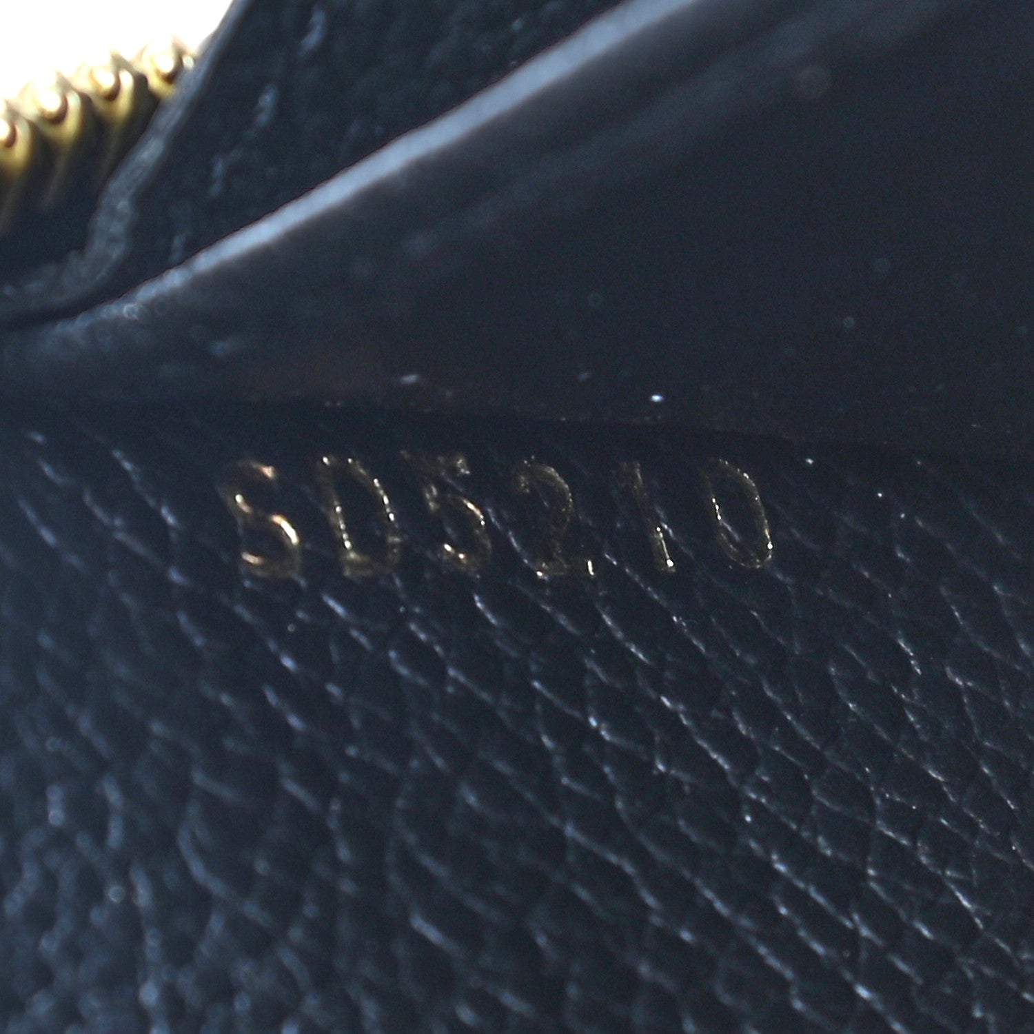 Louis Vuitton Empreinte Zippy Wallet Black 7 of 7