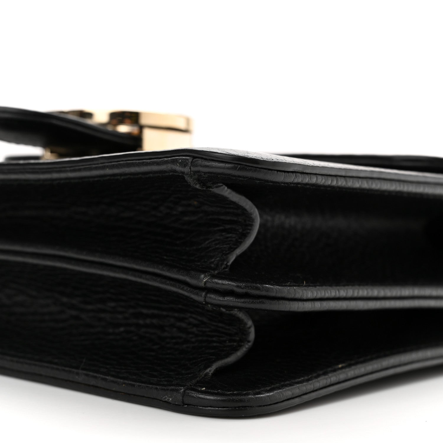 Gucci Dollar Calfskin Small Interlocking G Shoulder Bag Black 10 of 10