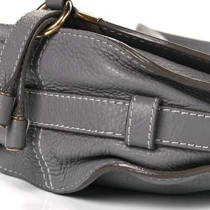 Chloe Calfskin Mini Marcie Round Crossbody Bag Cashmere Grey 9 of 13