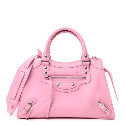 Balenciaga Smooth Calfskin Neo Classic Silver Hardware S City Candy Pink 1 of 15