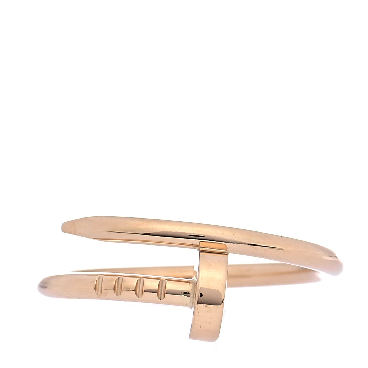 18K Yellow Gold Small Juste Un Clou Ring 54 6.75