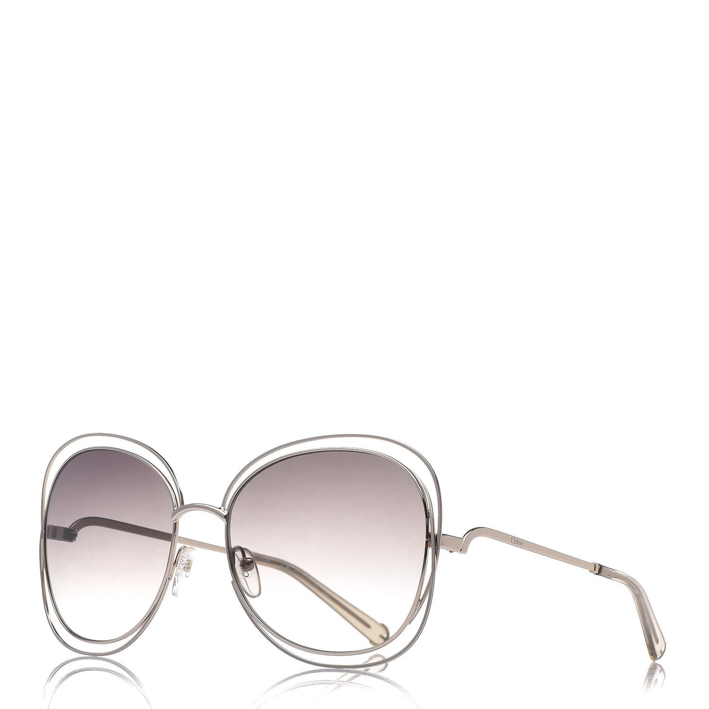 Oversize Round Carlina Sunglasses CE119S Grey