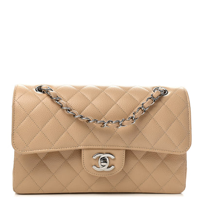 Chanel Caviar Quilted Small Double Flap Beige 1 of 9