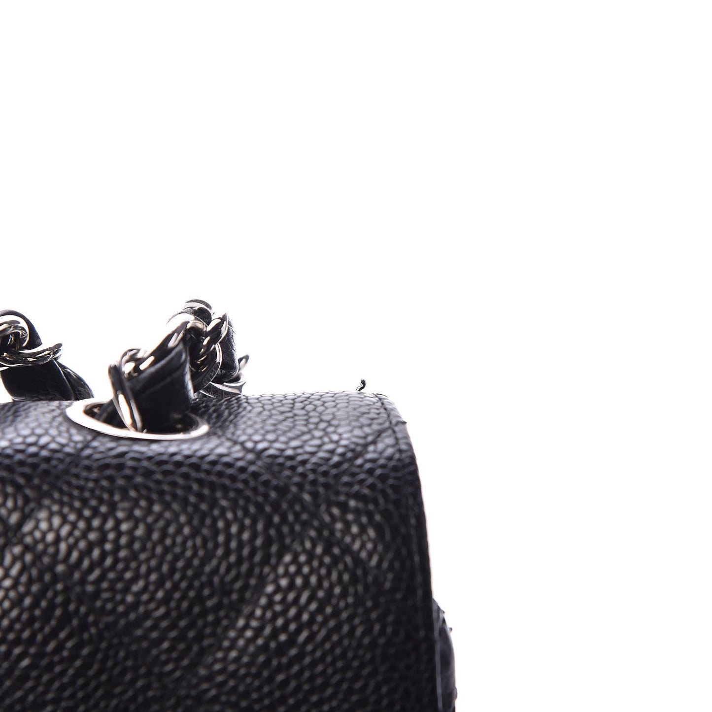 Caviar Quilted Jumbo Single Flap Black
