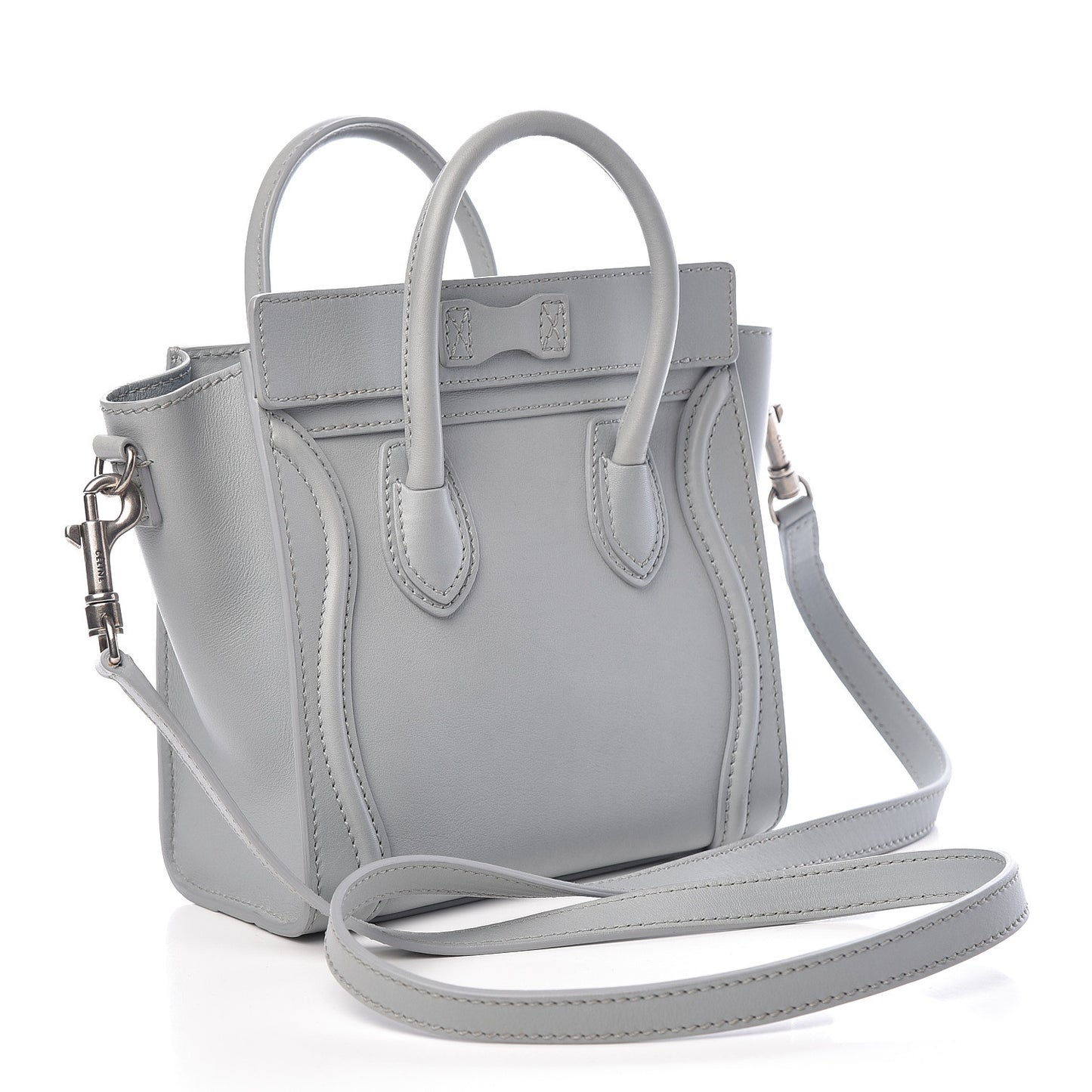Smooth Calfskin Nano Luggage Sky