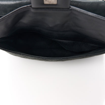 Chanel Iridescent Calfskin Jumbo In the Mix Double Flap Black 6 of 12