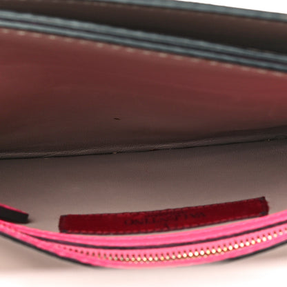 Valentino Garavani Nappa Rockstud Wristlet Clutch Fuxia Fluo 6 of 19