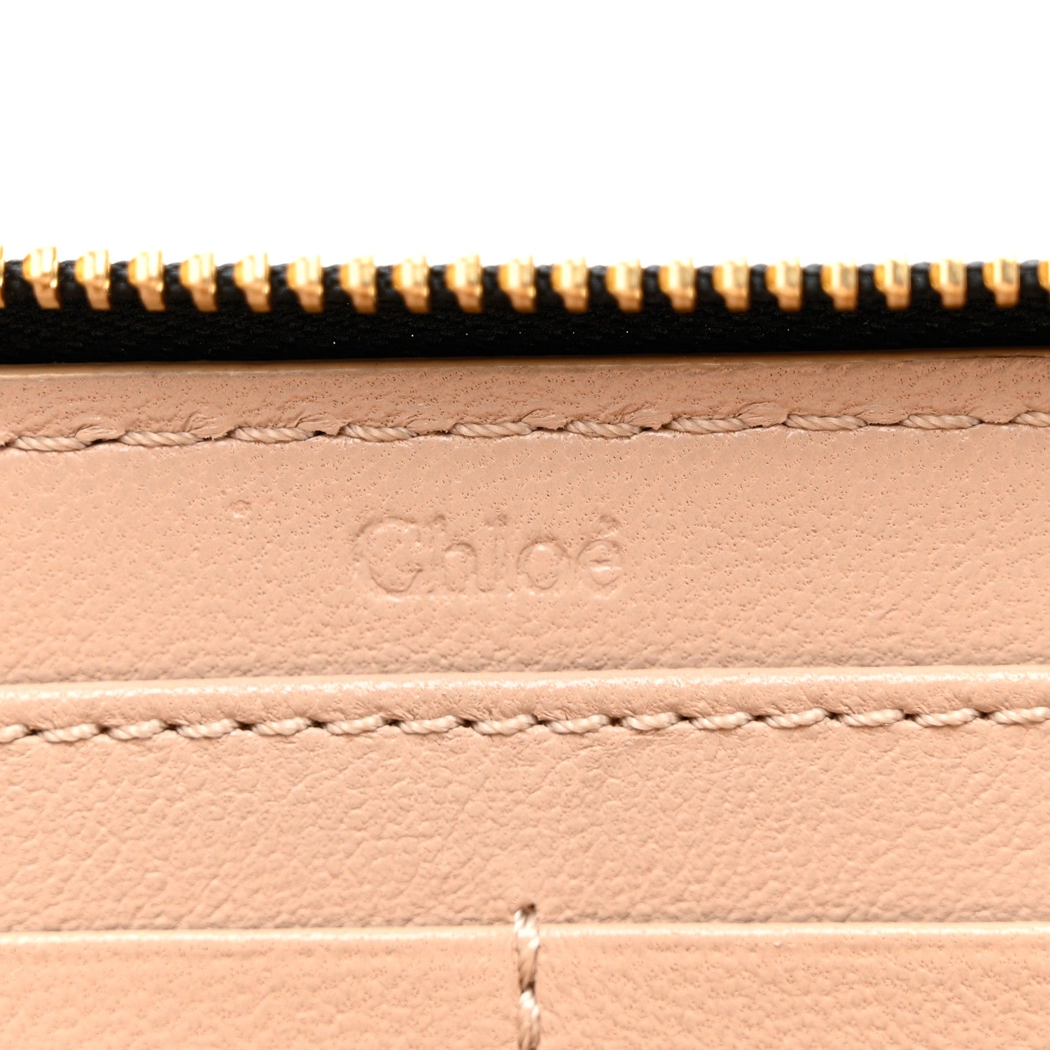 Chloe Grained Calfskin Marcie Long Zip Around Wallet Black 6 of 8