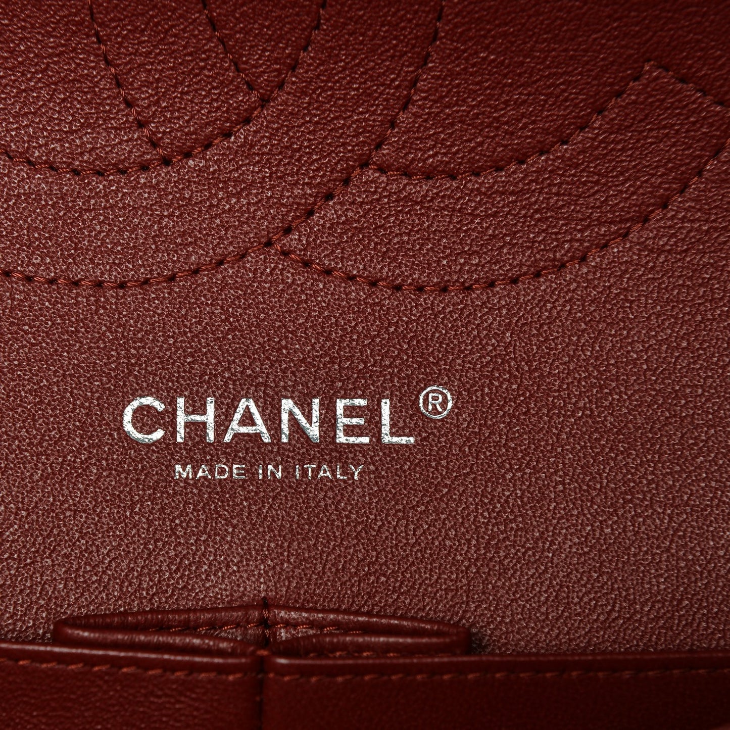 Caviar Quilted Jumbo Double Flap Red