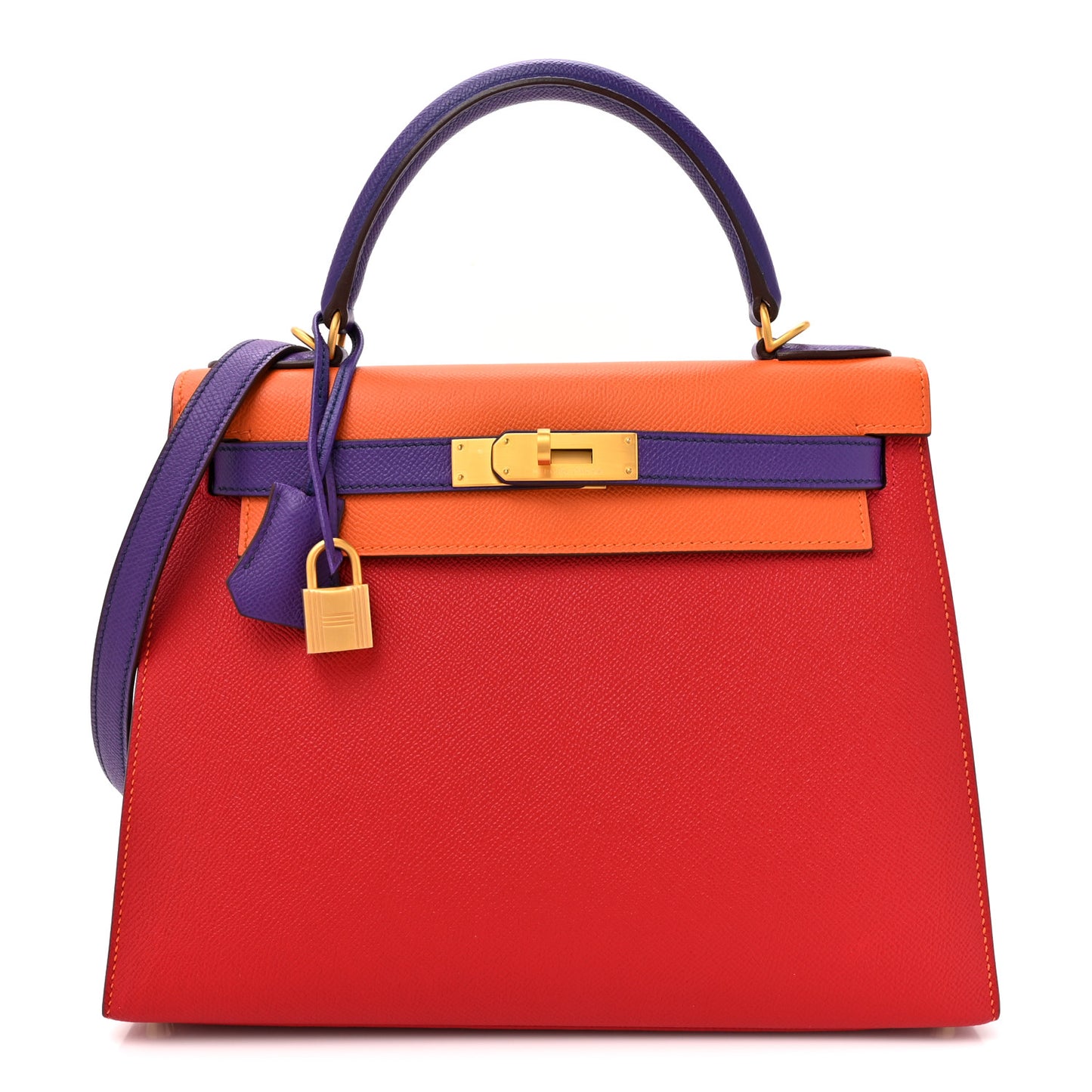 Epsom Horseshoe Kelly Sellier 28 Rose Tyrein Rouge Casaque Orange Crocus