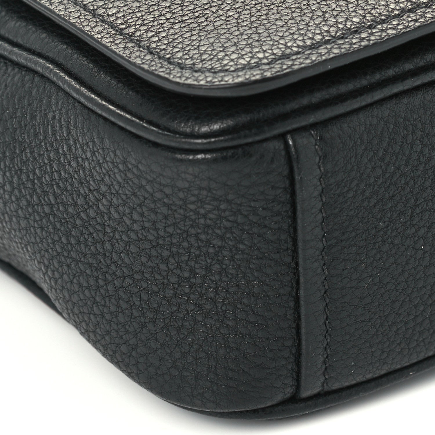 Prada Vitello Daino Flap Crossbody Black 8 of 9