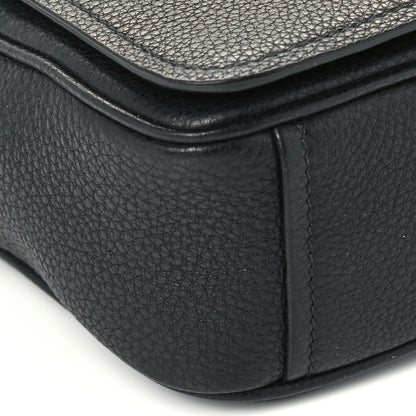 Prada Vitello Daino Flap Crossbody Black 8 of 9