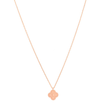 Van Cleef & Arpels 18K Rose Gold Sweet Alhambra Pendant Necklace 1 of 5
