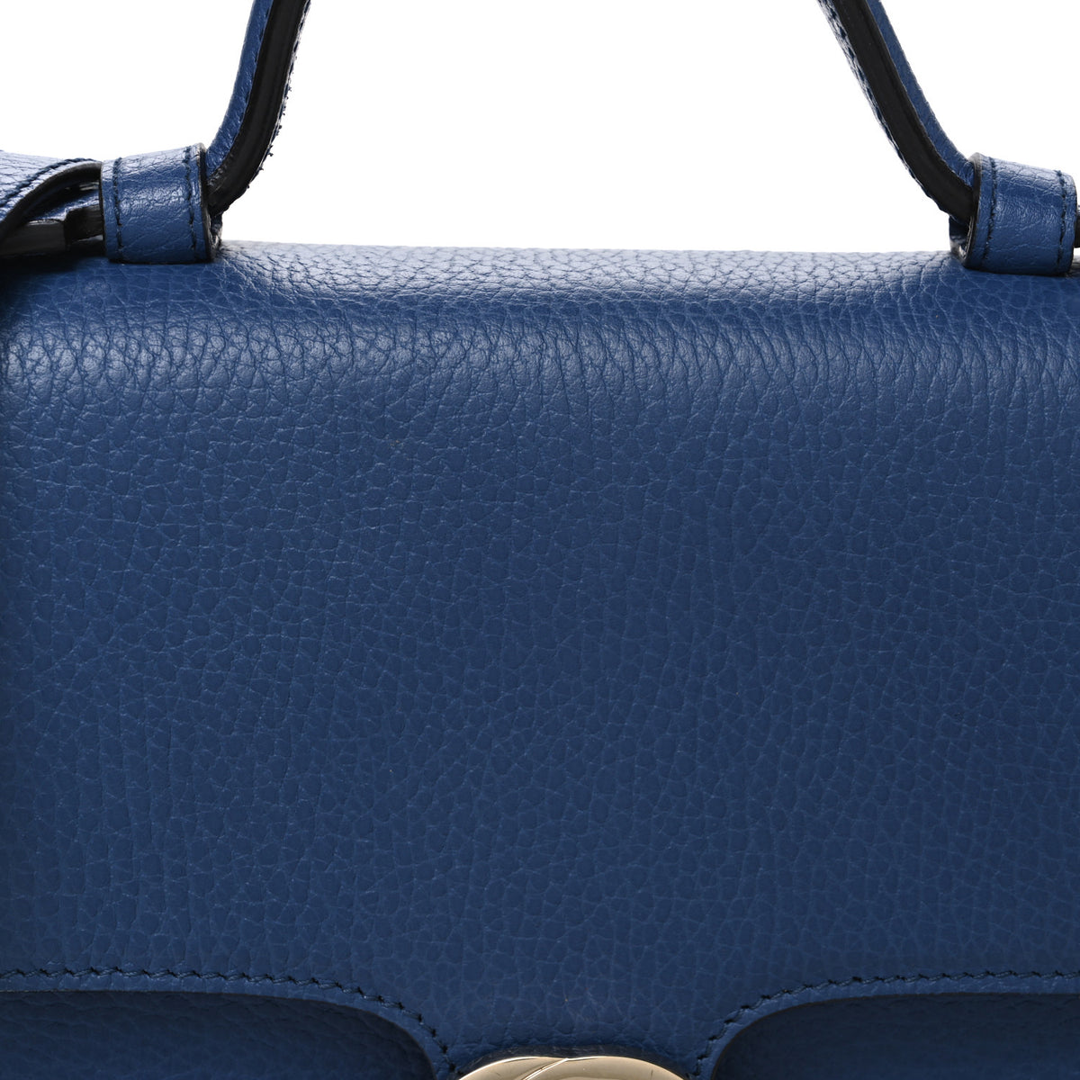 Gucci Dollar Calfskin Interlocking G Top Handle Shoulder Bag Caspian 8 of 11