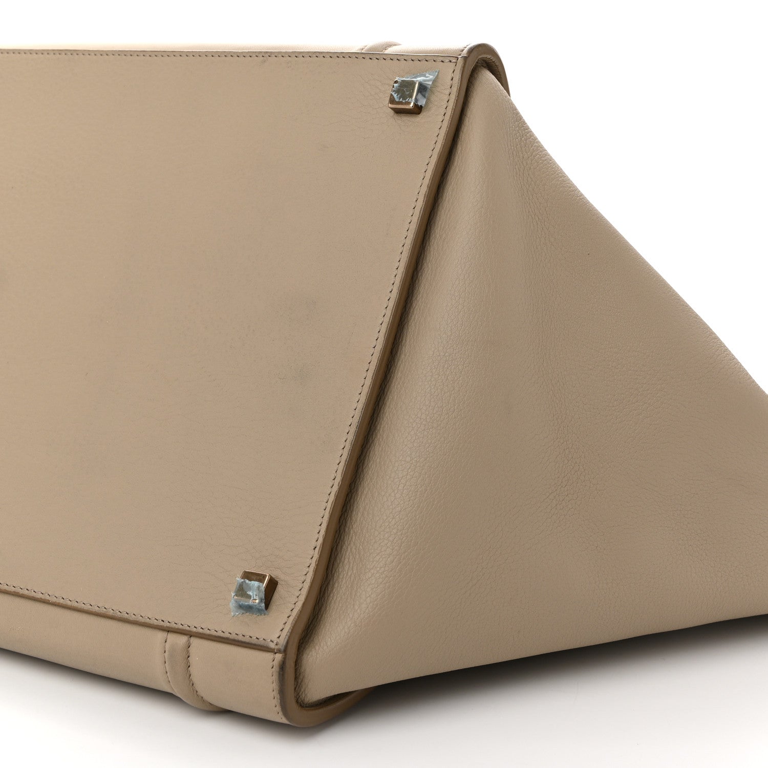 Celine Supple Calfskin Medium Phantom Luggage Beige 10 of 14
