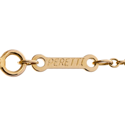 Tiffany 18K Yellow Gold Diamond .45ct Elsa Peretti Diamonds by the Yard Pendant Necklace 5 of 8