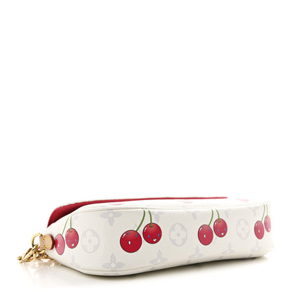 Louis Vuitton LV X TM Monogram Cerises Ivy Wallet On Chain White 4 of 9