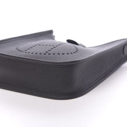 Hermes Taurillon Clemence Evelyne TPM Black 9 of 10